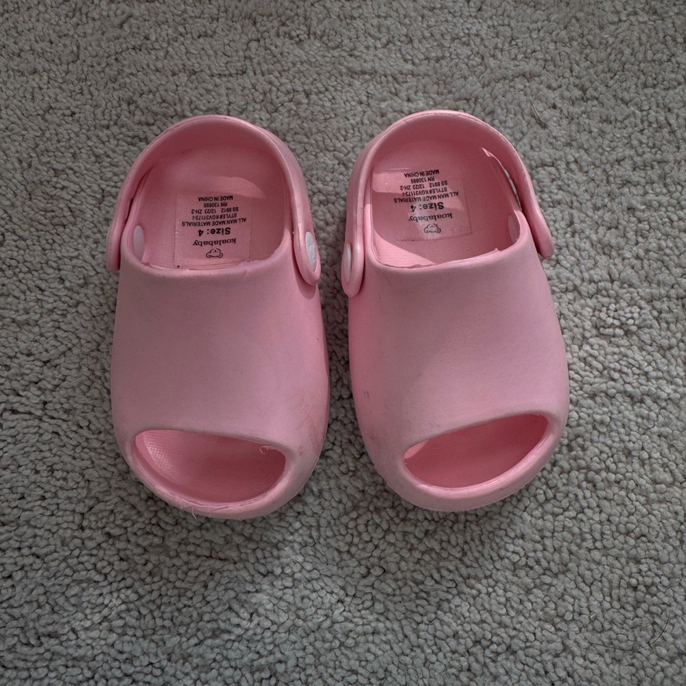 Pink Kids Clogs